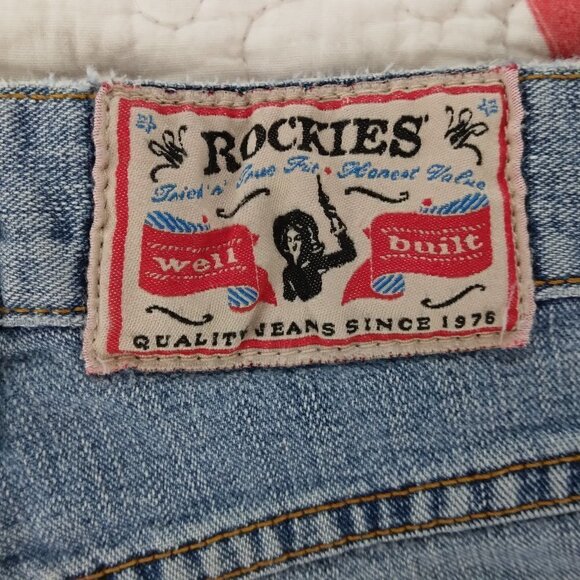 Rockies | Slim Fit Distressed Straight Leg Jeans | Size 1 L - Picture 3 of 11